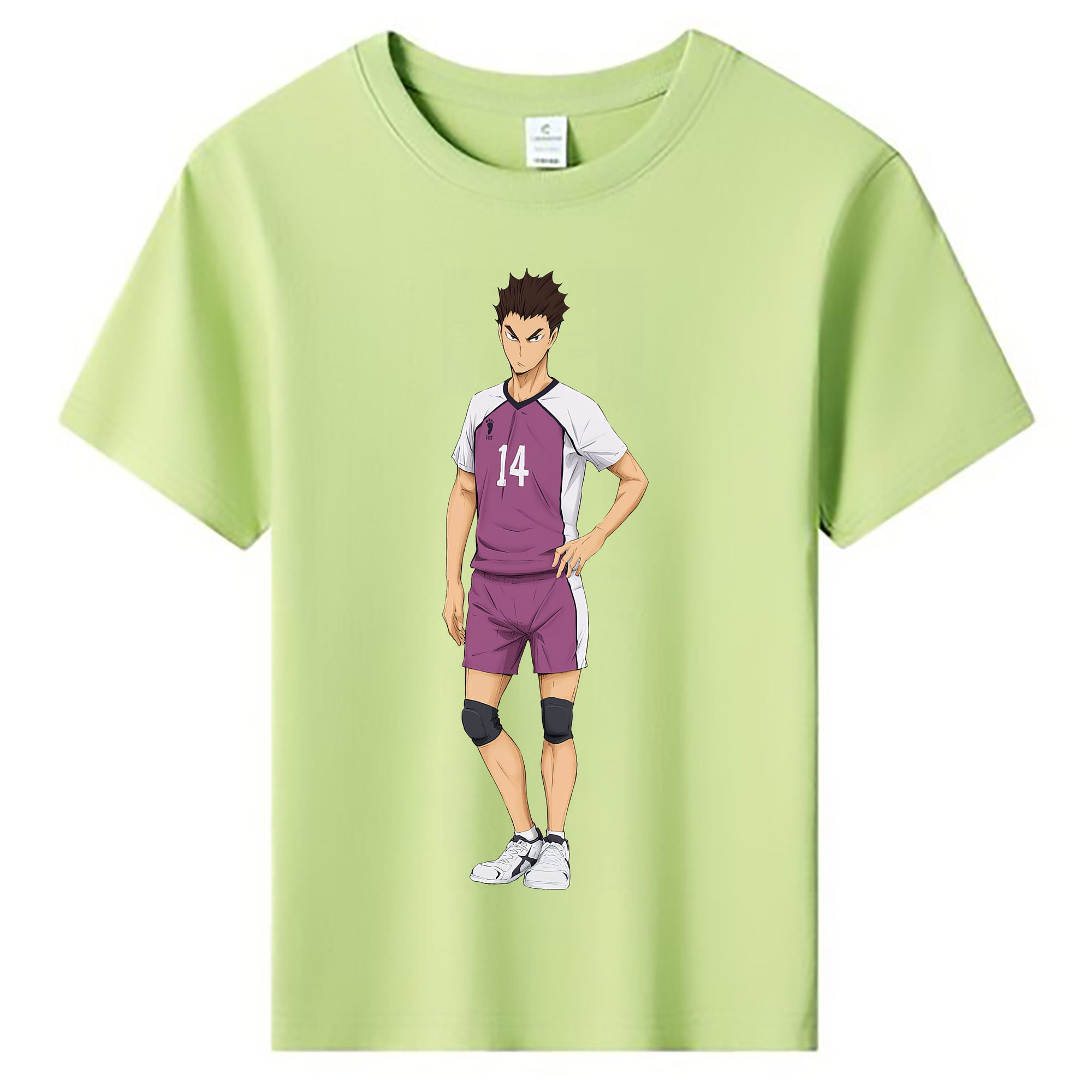 （画像用） ハイキュー!! Haikyu!! 綿100％キッズTシャツ（フロントプリント）